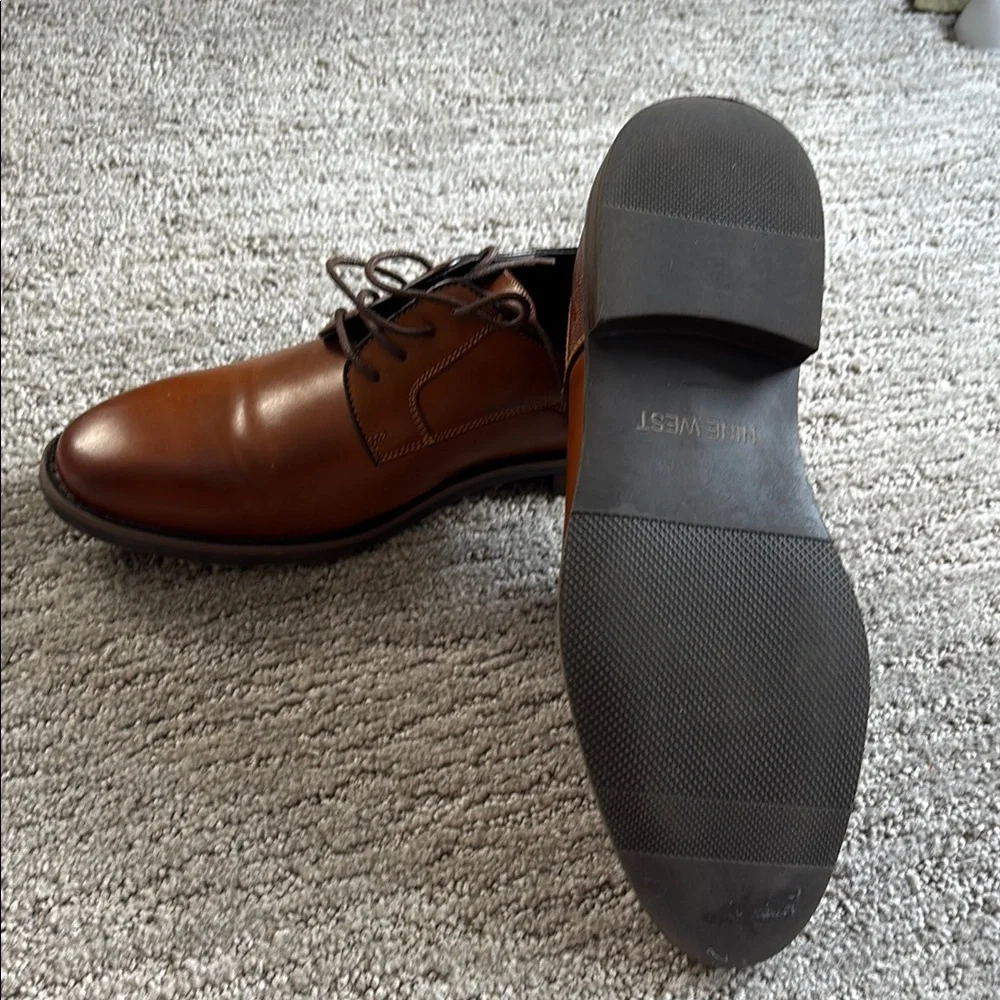 Men's Brown Leather Dress Shoes